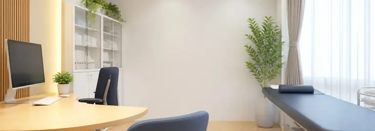 落ち着いた診察室のイメージ